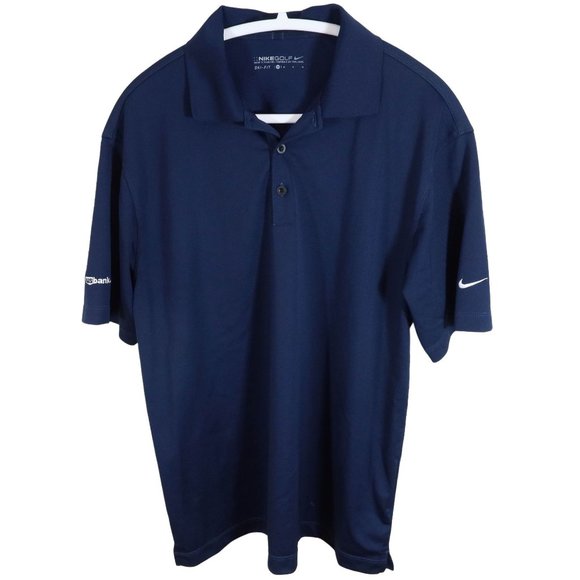 Nike Other - 4/$25 NIKE GOLF Size M Navy Dri Fit Moisture Wicking Short Sleeve Polo Shirt